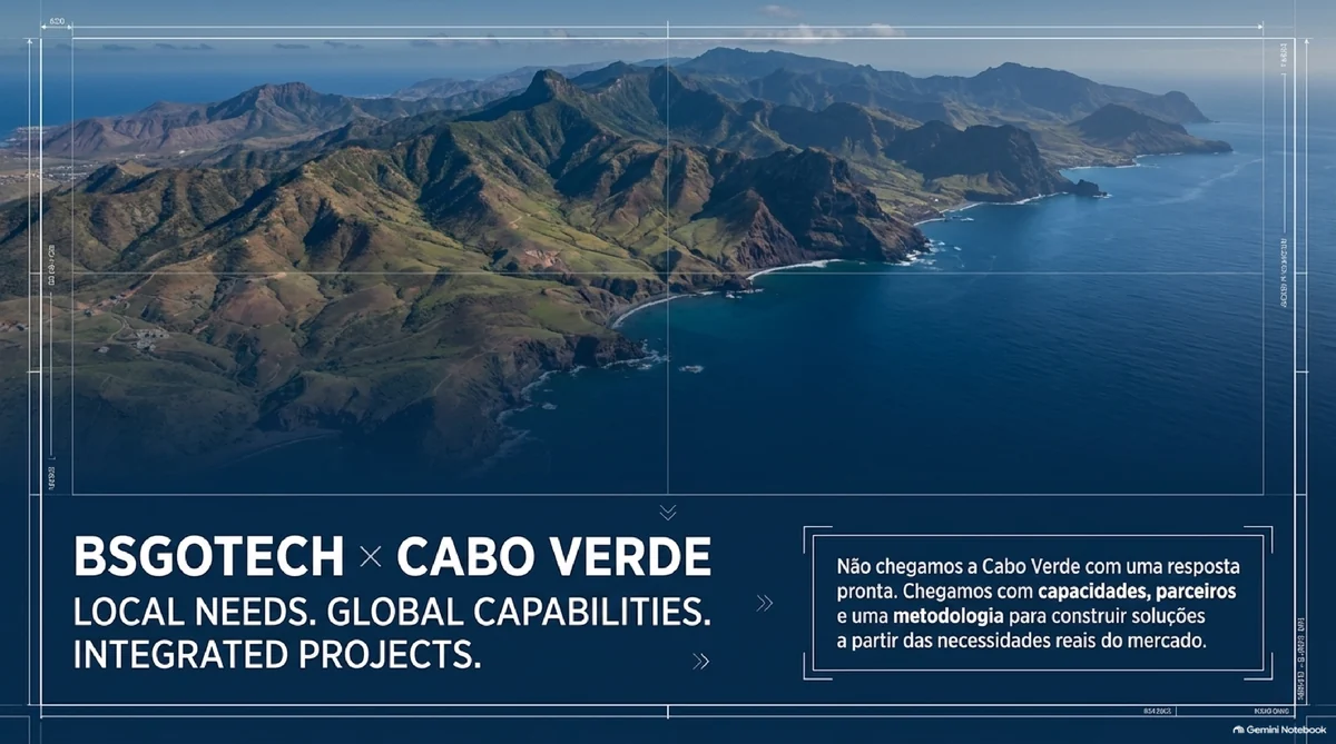 BSGOTECH × Cabo Verde Integrated Strategy 2026 — front cover of the 15-page institutional deck.